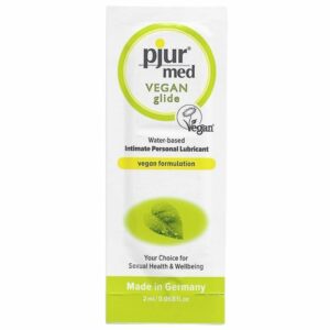 PJUR - MED VEGAN GLIDE LUBRICANTE BASE AGUA 2 ML