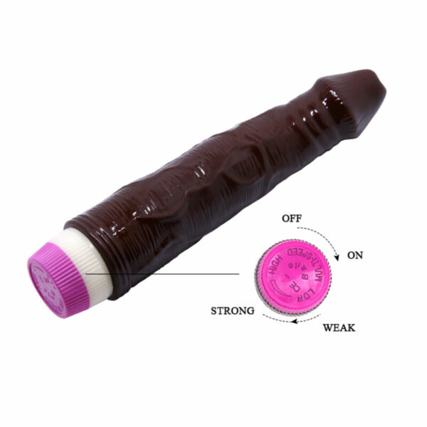 BAILE - WAVES OF PLEASURE VIBRADOR 23 CM MARRÓN - Imagen 3