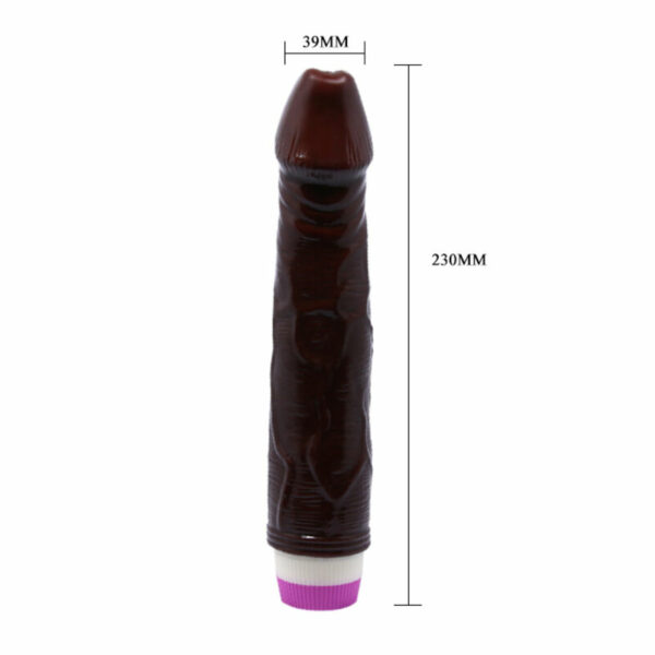 BAILE - WAVES OF PLEASURE VIBRADOR 23 CM MARRÓN - Imagen 2