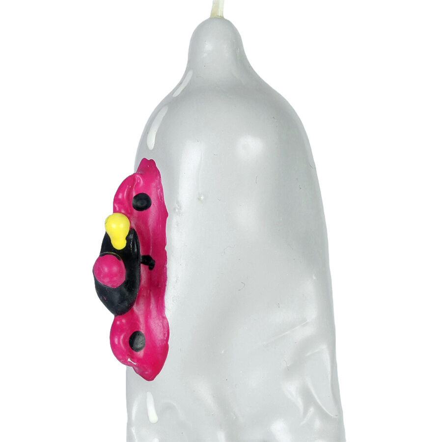 CONDOMERIE - PRESERVATIVO DECORATIVO PINTADO A MANO MOTO