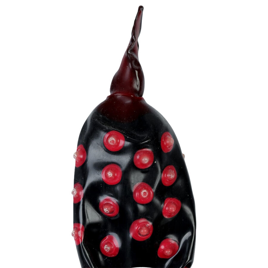CONDOMERIE - PRESERVATIVO DECORATIVO PINTADO A MANO FAQUIR NEGRO