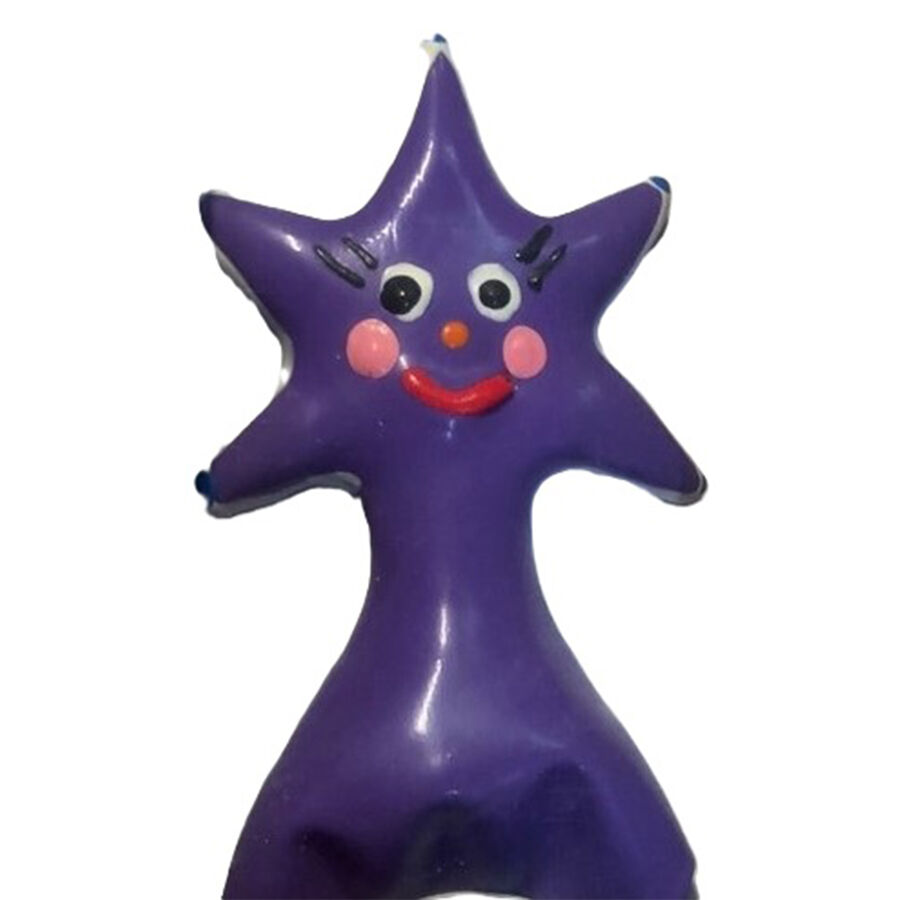 CONDOMERIE - PRESERVATIVO DECORATIVO PINTADO A MANO ESTRELLA FELIZ