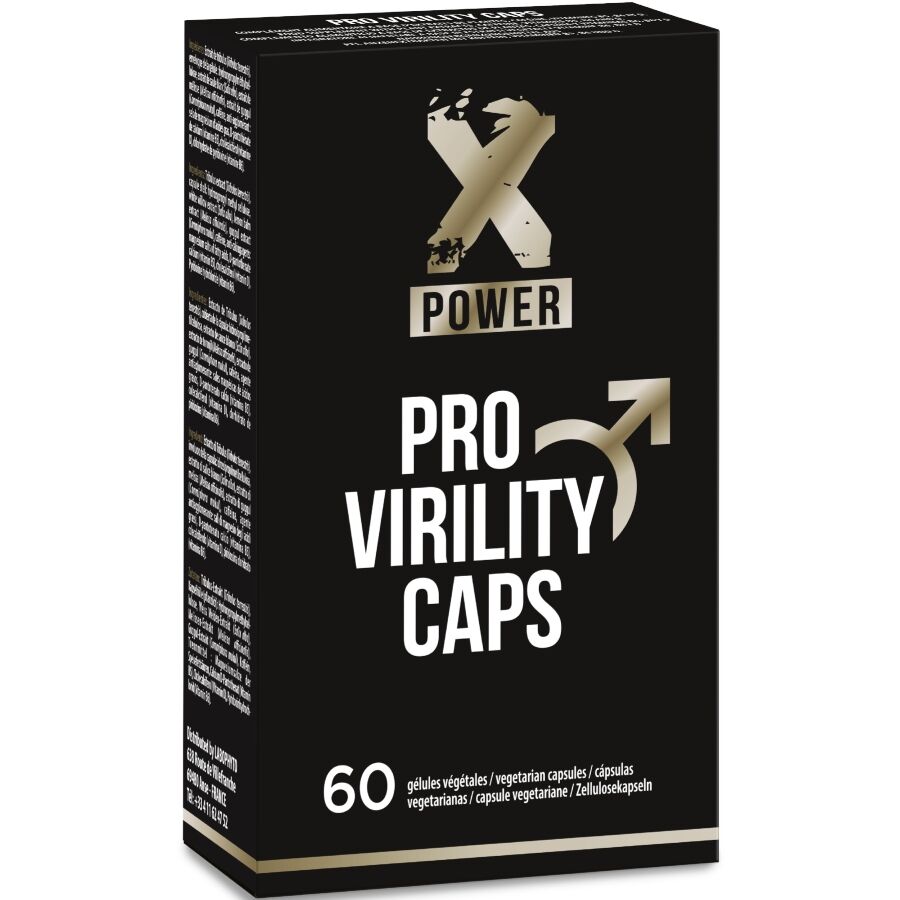 XPOWER - PRO VIRILITY CÁPSULAS VITALIDAD Y VIRILIDAD 60 UNIDADES