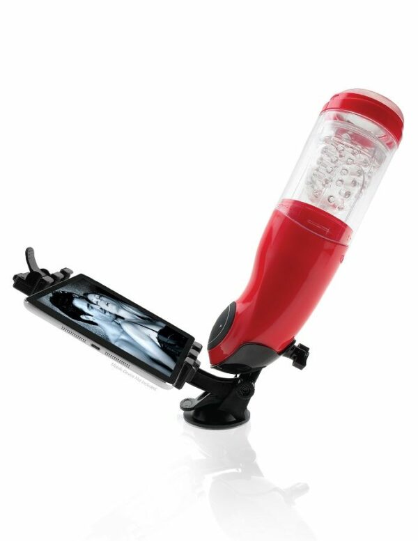 EXTREME TOYZ - PDX MEGA BATOR USB MASTURBADOR MASCULINO BOCA ROJO - Imagen 3
