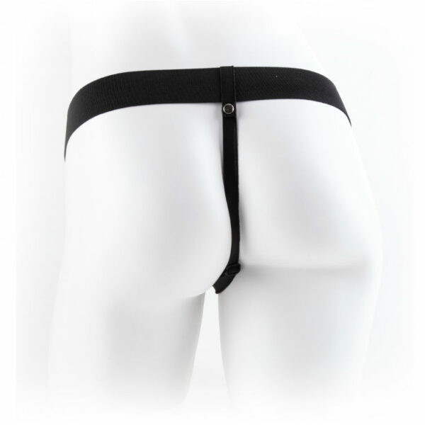 FETISH FANTASY SERIES - 9 ARNÉS CON TESTÍCULOS HUECO MAN 22.9 CM MARRÓN