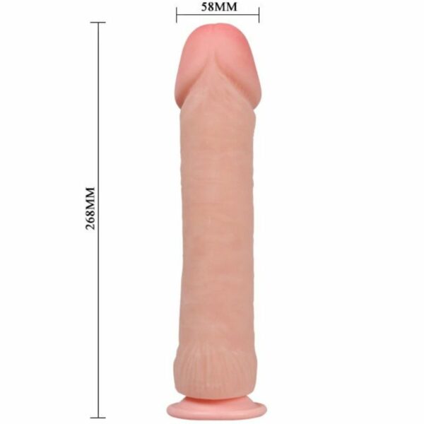 BAILE - THE BIG PENIS DILDO REALÍSTICO NATURAL 26CM - Imagen 5