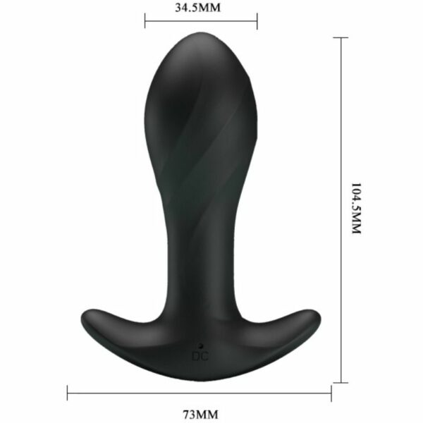 PRETTY LOVE - VIBRADOR ANAL NEGRO - Imagen 3