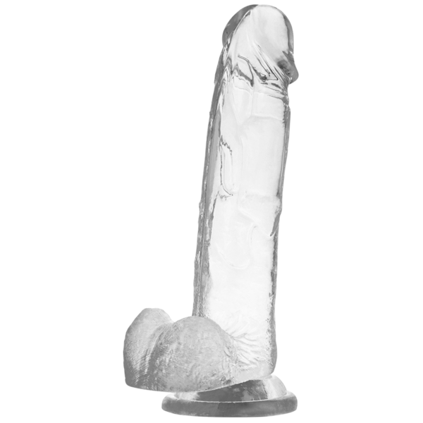 X RAY - CLEAR DILDO REALISTA TRANSPARENTE 22 CM -O- 4.6 CM - Imagen 2