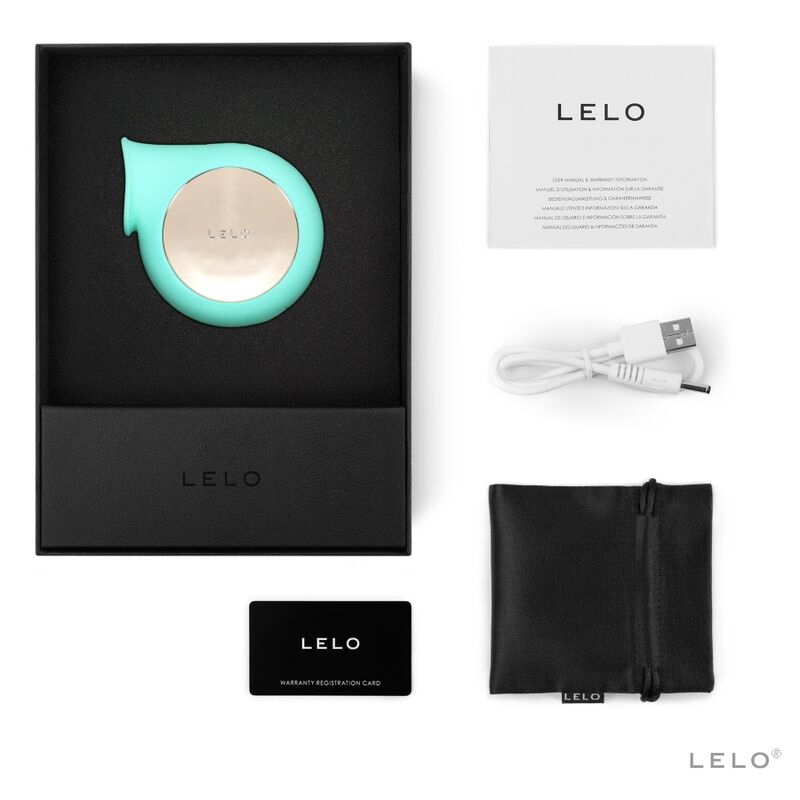 LELO - SILA ESTIMULADOR POR ONDAS DE CLITORIS VERDE AGUA - Imagen 3