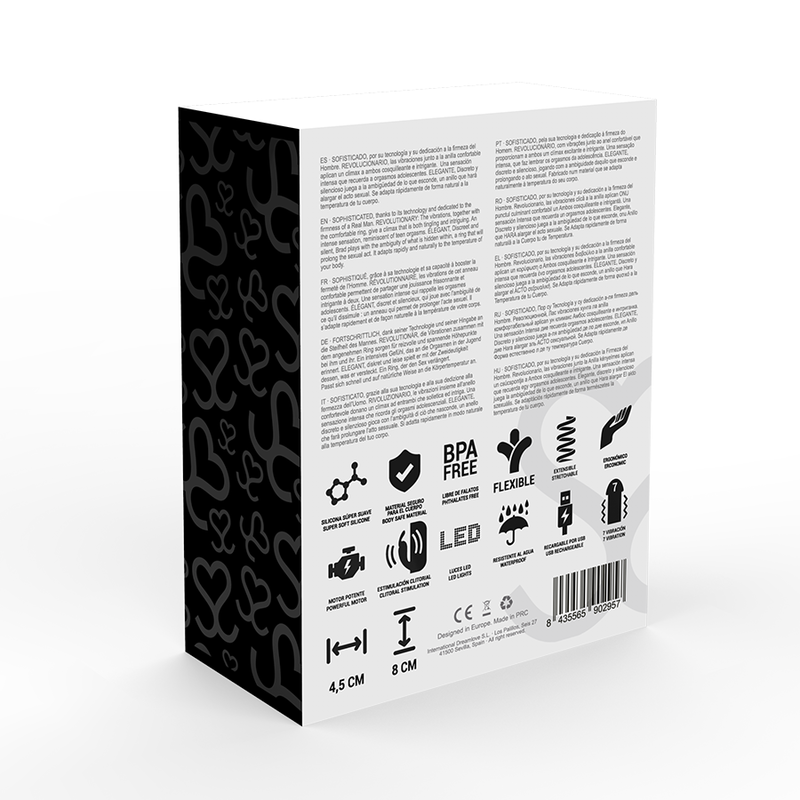 MORESSA ZAC ANILLO VIBRADOR RECARGABLE PREMIUM - Imagen 4